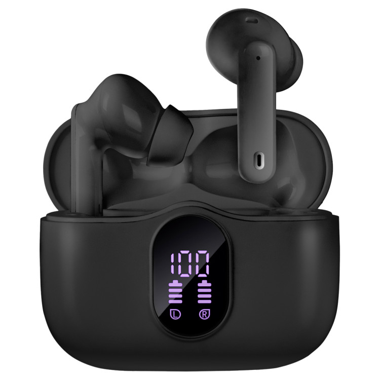 Наушники с микрофоном беспроводные Sven E-315B, TWS Bluetooth, разъем Type-C, черный, 384336 Наушники с микрофоном беспроводные Sven E-315B, TWS Bluetooth, разъем Type-C, черный, 384336