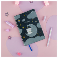 Записная книжка А5 80л., ЛАЙТ, кожзам, MESHU "Cutestar", съемная пластиковая обложка с дизайном, пантон, белила, блок в линию, 358210 Записная книжка А5 80л., ЛАЙТ, кожзам, MESHU "Cutestar", съемная пластиковая обложка с дизайном, пантон, белила, блок в линию, 358210