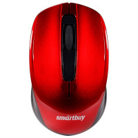 Мышь беспроводная Smartbuy ONE 332, красный, USB, 3btn+Roll, 321228