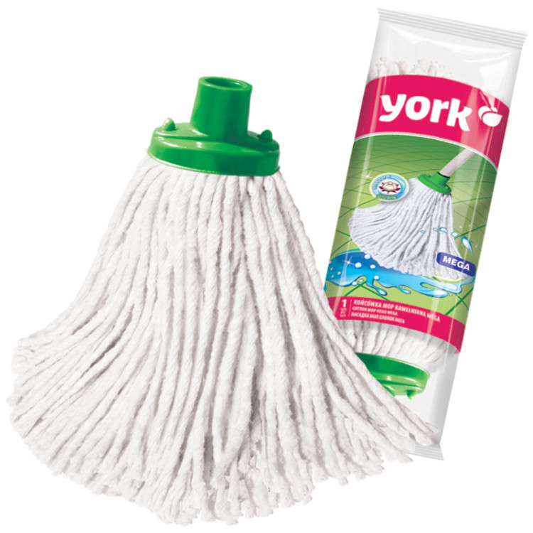 Насадка МОП для швабры York "Mega" веревочная, хлопок, ворс 25см, 225098 Насадка МОП для швабры York "Mega" веревочная, хлопок, ворс 25см, 225098