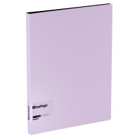 Папка c зажимом Berlingo "Instinct" А4, пластик, 17мм, 700мкм, с внутр. карманом, лаванда, 352590