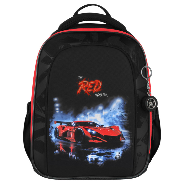Ранец Berlingo Expert Next "Red Monster" 37*28*15см, 2 отделения, 2 кармана, анатомическая спинка, 389413