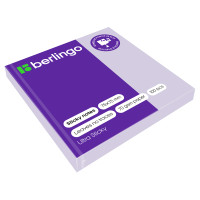Самоклеящийся блок Berlingo "Ultra Sticky", 75*75мм, 100л., пастель, фиолетовый, 323561 Самоклеящийся блок Berlingo "Ultra Sticky", 75*75мм, 100л., пастель, фиолетовый, 323561