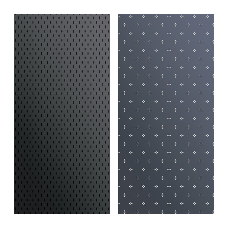 Упаковочная бумага глянц. 70*100см, MESHU "Dark", 80г/м2, ассорти 2 дизайна, 383936