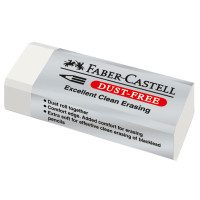 Ластик Faber-Castell "Dust Free", прямоугольный, картонный футляр, 62*21,5*11,5мм, 286066 Ластик Faber-Castell "Dust Free", прямоугольный, картонный футляр, 62*21,5*11,5мм, 286066
