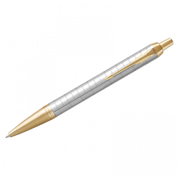 Ручка шариковая Parker "IM Premium Pearl GT" синяя, 1,0мм, подарочная упаковка, 323754