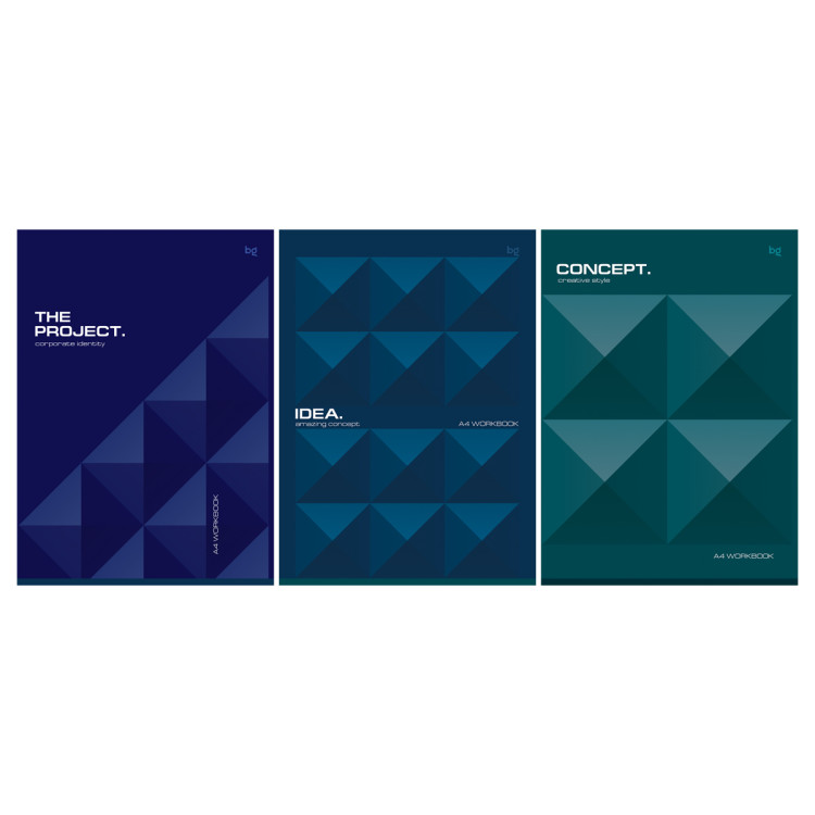 Тетрадь 60л., А4, клетка BG "Monocolor. Corporate identity", 6 штук, 373463 Тетрадь 60л., А4, клетка BG "Monocolor. Corporate identity", 6 штук, 373463