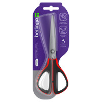 Ножницы Berlingo "Easycut 300", 19см, красные, мягкие вставки, европодвес, 326320 Ножницы Berlingo "Easycut 300", 19см, красные, мягкие вставки, европодвес, 326320
