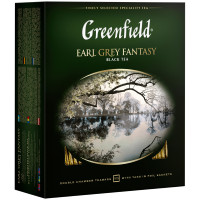 Чай Greenfield "Earl Grey", черный с бергамотом, 100 фольг. пакетиков по 2г, 183207 Чай Greenfield "Earl Grey", черный с бергамотом, 100 фольг. пакетиков по 2г, 183207