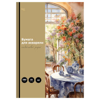 Папка для акварели, 10л., А2, BG "Веранда", 200г/м2, 368576 Папка для акварели, 10л., А2, BG "Веранда", 200г/м2, 368576