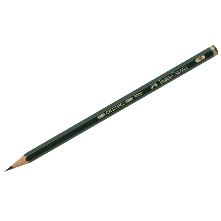 Карандаш ч/г Faber-Castell "Castell 9000" HB, заточенный, 1 штука, 286129