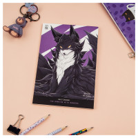 Скетчбук для рисования маркерами 50л. А5 на склейке MESHU "Anime cat", 90г/м2, soft touch, 358386 Скетчбук для рисования маркерами 50л. А5 на склейке MESHU "Anime cat", 90г/м2, soft touch, 358386