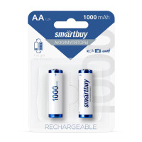 Аккумулятор Smartbuy AA (HR06) 1000mAh 2BL, 6 штук, 384281 Аккумулятор Smartbuy AA (HR06) 1000mAh 2BL, 6 штук, 384281