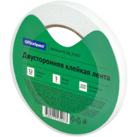 Клейкая лента двусторонняя OfficeSpace, 12мм*5м, на вспененной основе, 1мм, 362213 Клейкая лента двусторонняя OfficeSpace, 12мм*5м, на вспененной основе, 1мм, 362213