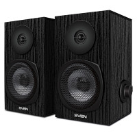 Колонки Sven SPS-575, 2*3W, деревянный корпус, питание через USB, черный, 353136 Колонки Sven SPS-575, 2*3W, деревянный корпус, питание через USB, черный, 353136