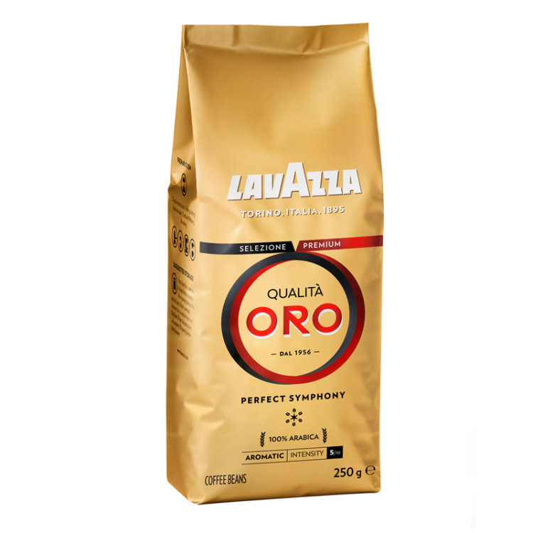 Кофе в зернах Lavazza "Qualita. Oro", вакуумный пакет, 250г, 232977 Кофе в зернах Lavazza "Qualita. Oro", вакуумный пакет, 250г, 232977