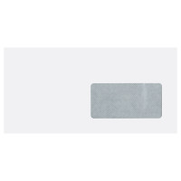 Конверт E65, OfficeSpace, 110*220мм, б/подсказа, с прав. окном, отр. лента, внутренняя запечатка, 1000 штук, 363588