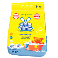 Порошок для машинной и ручной стирки Ушастый нянь, 9кг, 233904 Порошок для машинной и ручной стирки Ушастый нянь, 9кг, 233904