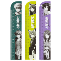 Линейка 15см MESHU "Anime", деревянная, ассорти, европодвес, 367720 Линейка 15см MESHU "Anime", деревянная, ассорти, европодвес, 367720