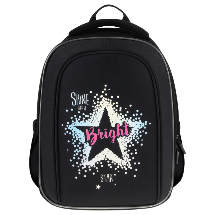 Ранец Berlingo Expert Next "Bright star" 37*28*15см, 2 отделения, 2 кармана, анатомическая спинка, 389429