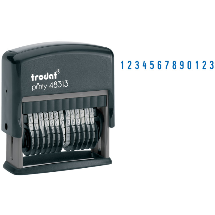 Нумератор автоматический Trodat 48313, 42*3,8мм, 13 разрядов, пластик (53198), 079516 Нумератор автоматический Trodat 48313, 42*3,8мм, 13 разрядов, пластик (53198), 079516