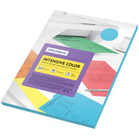 Бумага цветная OfficeSpace "Intensive Color", А4, 80г/м?, 100л., (голубой), 315723 Бумага цветная OfficeSpace "Intensive Color", А4, 80г/м?, 100л., (голубой), 315723