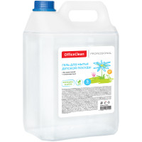 Средство для мытья детской посуды OfficeClean Профессиональное "Ромашка и алоэ", гель, 5л, канистра, 371666 Средство для мытья детской посуды OfficeClean Профессиональное "Ромашка и алоэ", гель, 5л, канистра, 371666
