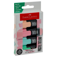 Набор текстовыделителей Faber-Castell "Pastel mini" 04 цв., пастельные ассорти, 1-5мм, картон, европодвес, 386617 Набор текстовыделителей Faber-Castell "Pastel mini" 04 цв., пастельные ассорти, 1-5мм, картон, европодвес, 386617