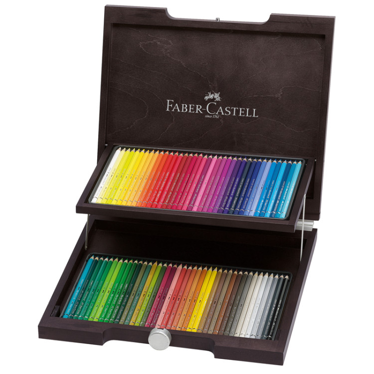 Карандаши акварельные художественные Faber-Castell "Albrecht D?rer", 72цв., дерев. коробка, 285903 Карандаши акварельные художественные Faber-Castell "Albrecht D?rer", 72цв., дерев. коробка, 285903
