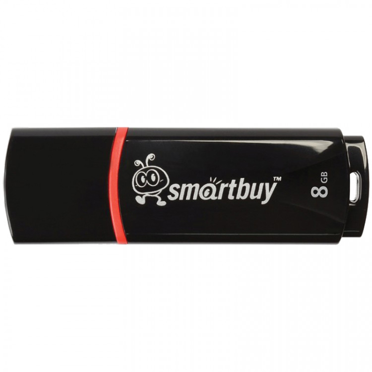 Память Smart Buy "Crown" 8GB, USB 2.0 Flash Drive, черный, 227878 Память Smart Buy "Crown" 8GB, USB 2.0 Flash Drive, черный, 227878