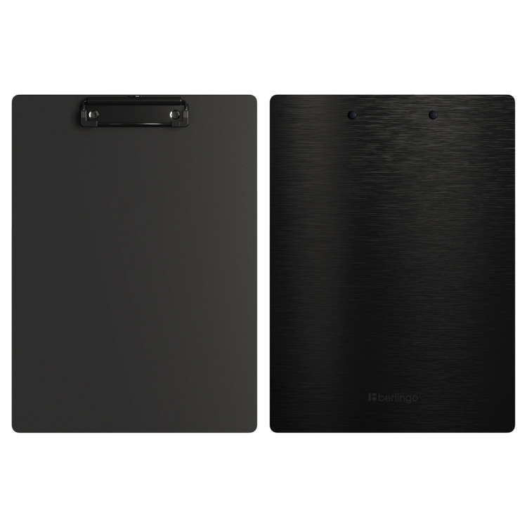 Планшет с зажимом Berlingo "Steel&Style" А4, пластик (полифом), черный, 299017 Планшет с зажимом Berlingo "Steel&Style" А4, пластик (полифом), черный, 299017