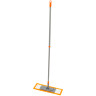 Швабра OfficeClean Professional, телеск. ручка 120см, пласт. флаунд. 40см, МОП микрофибра (карманы), 303073