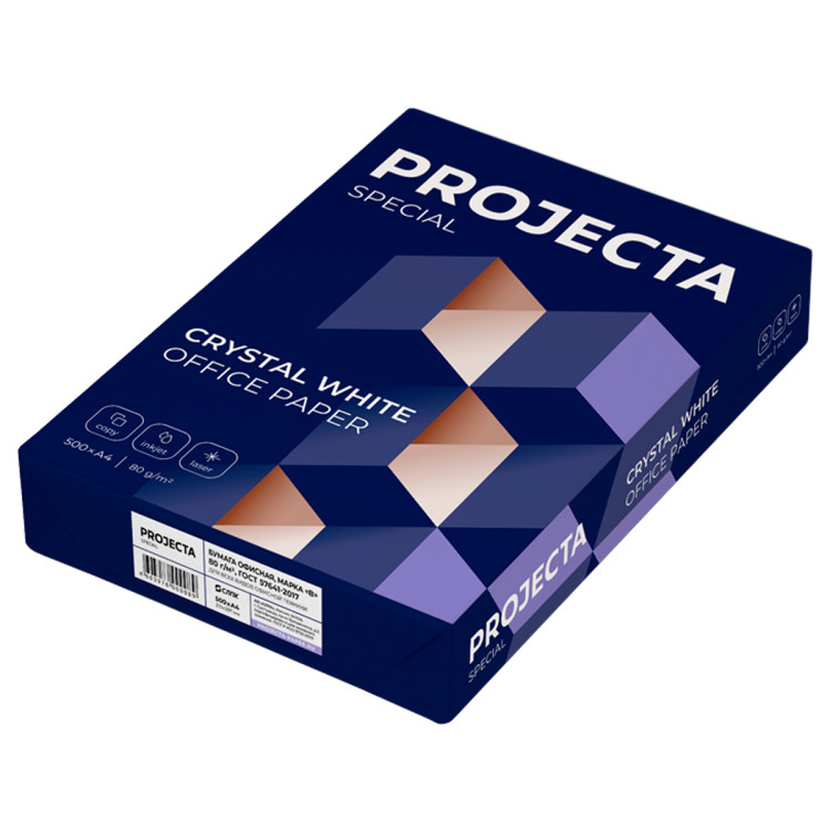 Бумага PROJECTA "Special" А4, Марка В, 500л., 347118