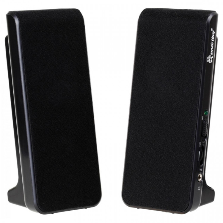 Колонки Smartbuy FEST, 2*2,W, питание от USB, черный, 283067