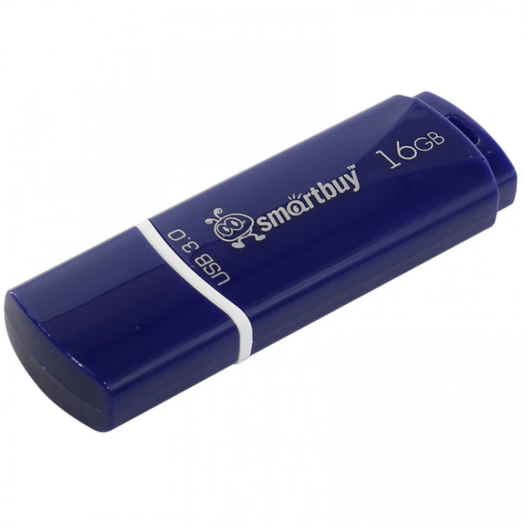 Память Smart Buy "Crown" 16GB, USB 3.0 Flash Drive, синий, 248790 Память Smart Buy "Crown" 16GB, USB 3.0 Flash Drive, синий, 248790