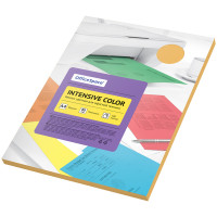 Бумага цветная OfficeSpace "Intensive Color", А4, 80г/м?, 100л., (оранжевый), 315726 Бумага цветная OfficeSpace "Intensive Color", А4, 80г/м?, 100л., (оранжевый), 315726