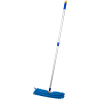 Швабра двусторонняя OfficeClean Professional, алюм. ручка 75-130см, насадка МОП микрофибра 40см, 266761 Швабра двусторонняя OfficeClean Professional, алюм. ручка 75-130см, насадка МОП микрофибра 40см, 266761