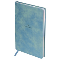 Ежедневник недатированный, А5, 136л., кожзам, BG "Shimmer. Blue", синий, голографический срез, 370247