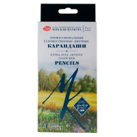 Набор профессиональных цветных карандашей "Мастер-Класс", 24 цвета, в картонной коробке, 391186