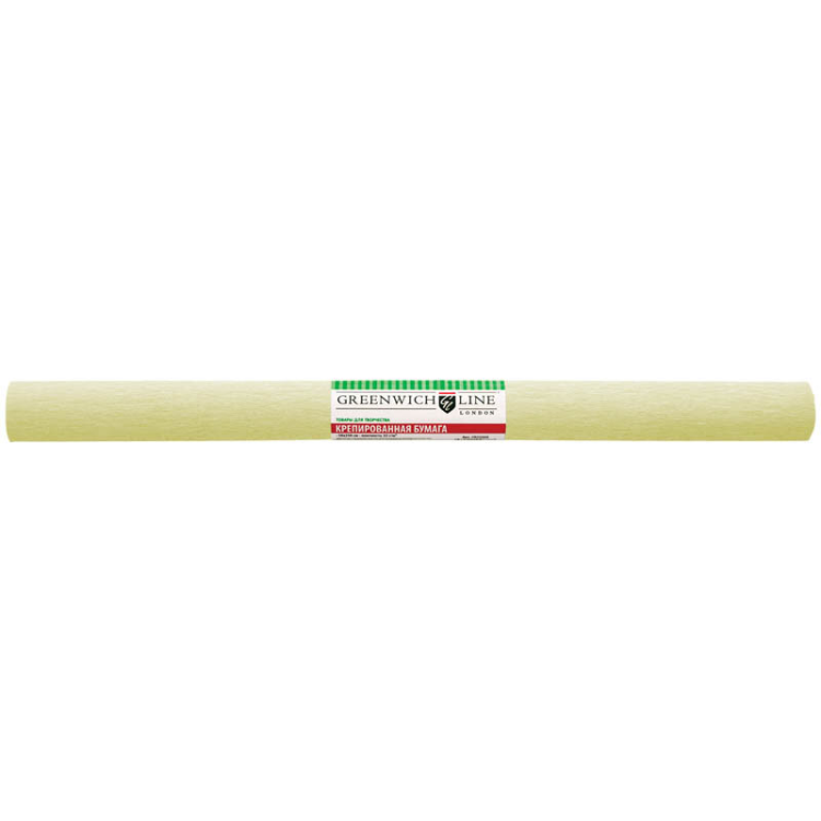 Бумага крепированная Greenwich Line, 50*250см, 32г/м2, шампань, в рулоне, 214441
