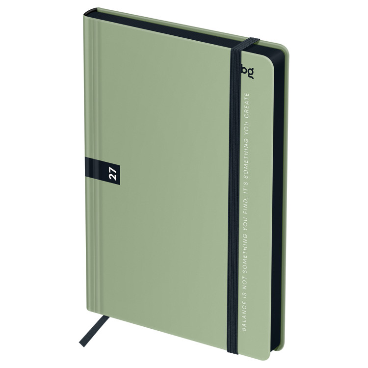 Ежедневник датированный 2027г, А5, 176л., 7БЦ BG"Monochrome. Matcha", мятный, soft tuch, 390330 Ежедневник датированный 2027г, А5, 176л., 7БЦ BG"Monochrome. Matcha", мятный, soft tuch, 390330