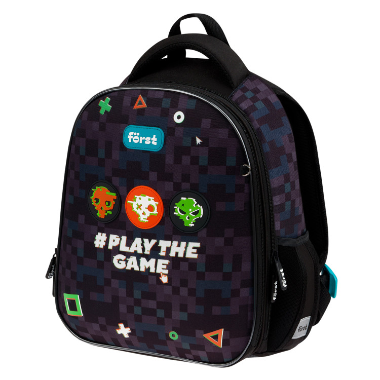 Ранец F?rst F-Top облегченный "Play the game" 36*28*15см, 2 отделения, 2 кармана, анатомическая спинка, 379044