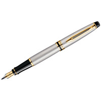 Ручка перьевая Waterman "Expert Stainless Steel GT", синий, 0,8мм, подарочная упаковка, 180508 Ручка перьевая Waterman "Expert Stainless Steel GT", синий, 0,8мм, подарочная упаковка, 180508