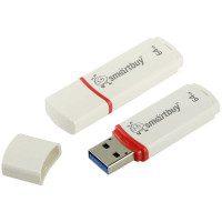 Память Smart Buy "Crown" 64GB, USB 2.0 Flash Drive, белый, 250364 Память Smart Buy "Crown" 64GB, USB 2.0 Flash Drive, белый, 250364