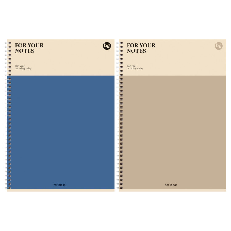 Тетрадь 96л., А4, клетка, на гребне BG "For your notes", штук, 382567 Тетрадь 96л., А4, клетка, на гребне BG "For your notes", штук, 382567