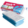 Губка для посуды York, санитарная, поролон с абразивным слоем, 13,5*7*4,3см, 1шт., 260590 Губка для посуды York, санитарная, поролон с абразивным слоем, 13,5*7*4,3см, 1шт., 260590