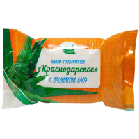 Мыло туалетное Меридиан "Краснодарское. Алоэ", 100г, флоу-пак, 281621 Мыло туалетное Меридиан "Краснодарское. Алоэ", 100г, флоу-пак, 281621