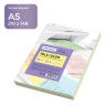 Бумага цветная OfficeSpace "Pale Color", А5, 80г/м?, 100л., (5 цветов), 315733 Бумага цветная OfficeSpace