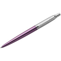 Ручка шариковая Parker "Jotter Victoria Violet CT" синяя, 1,0мм, кнопочн., подарочная упаковка, 242282